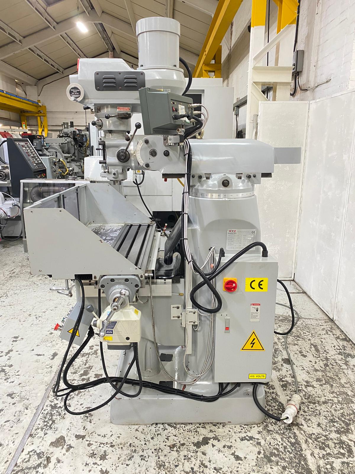 
                  
                    XYZ 1500 Turret Milling Machine Ex College
                  
                