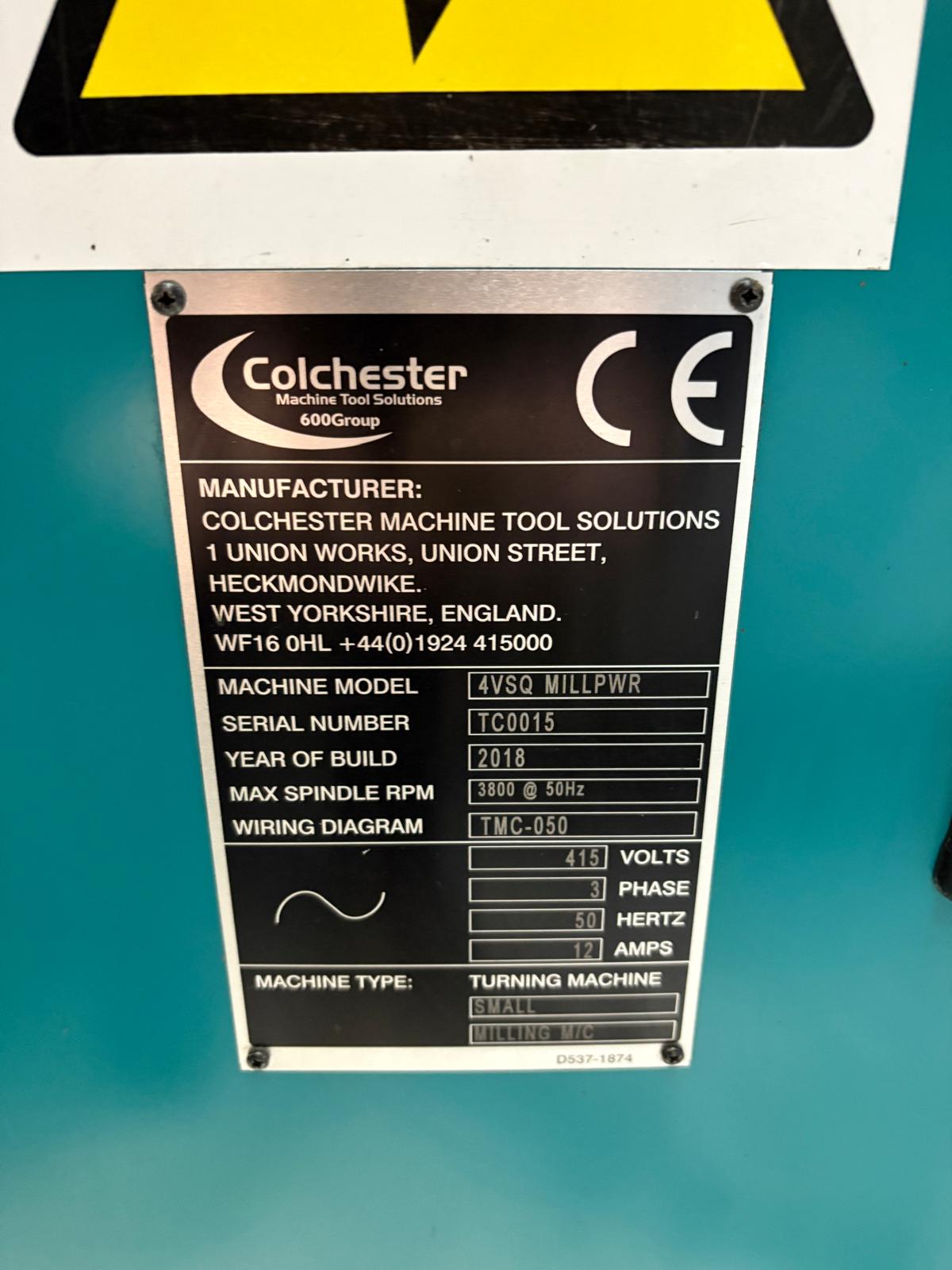 
                  
                    Clausing Colchester 4VSQ MLLPWR CNC Turret Milling Machine
                  
                