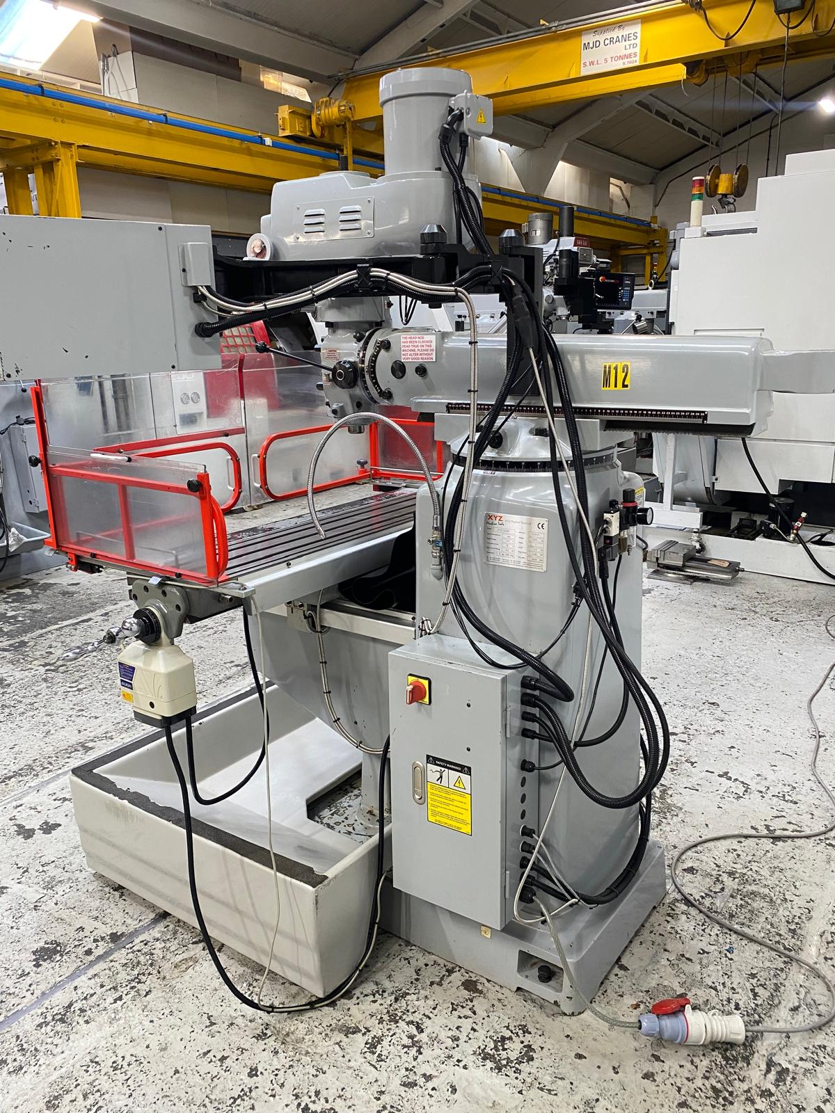 
                  
                    XYZ 2000 Turret Milling Machine (2017)
                  
                