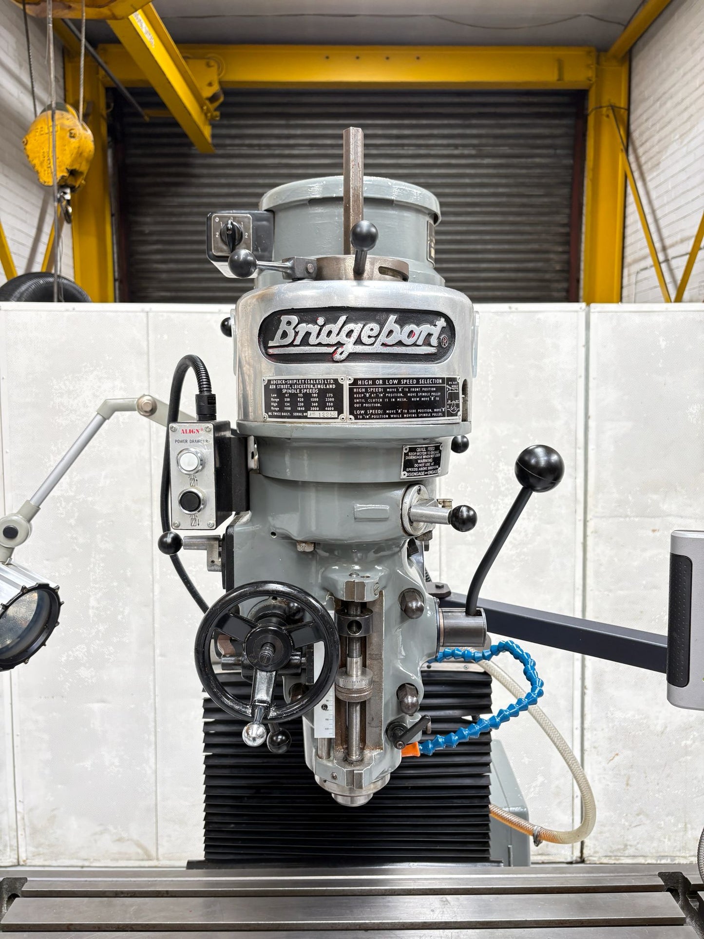 
                  
                    Bridgeport BRJ Turret Milling Machine (On Ballscrews) Rebuilt by Braithwaite 2014
                  
                