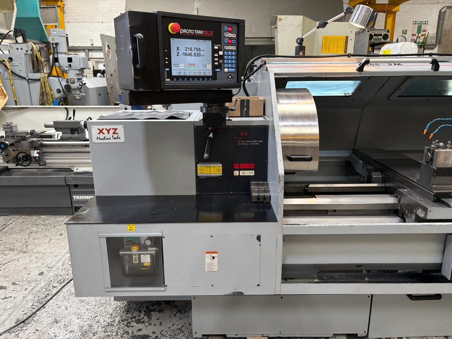 
                  
                    XYZ Proturn SLX555 ProtoTRAK Control Gap Bed Centre Lathe POA
                  
                