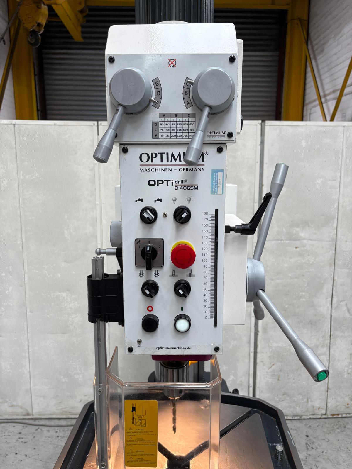 
                  
                    Optimum B 40 GSM Gear Upright Drilling Machine (2015)
                  
                