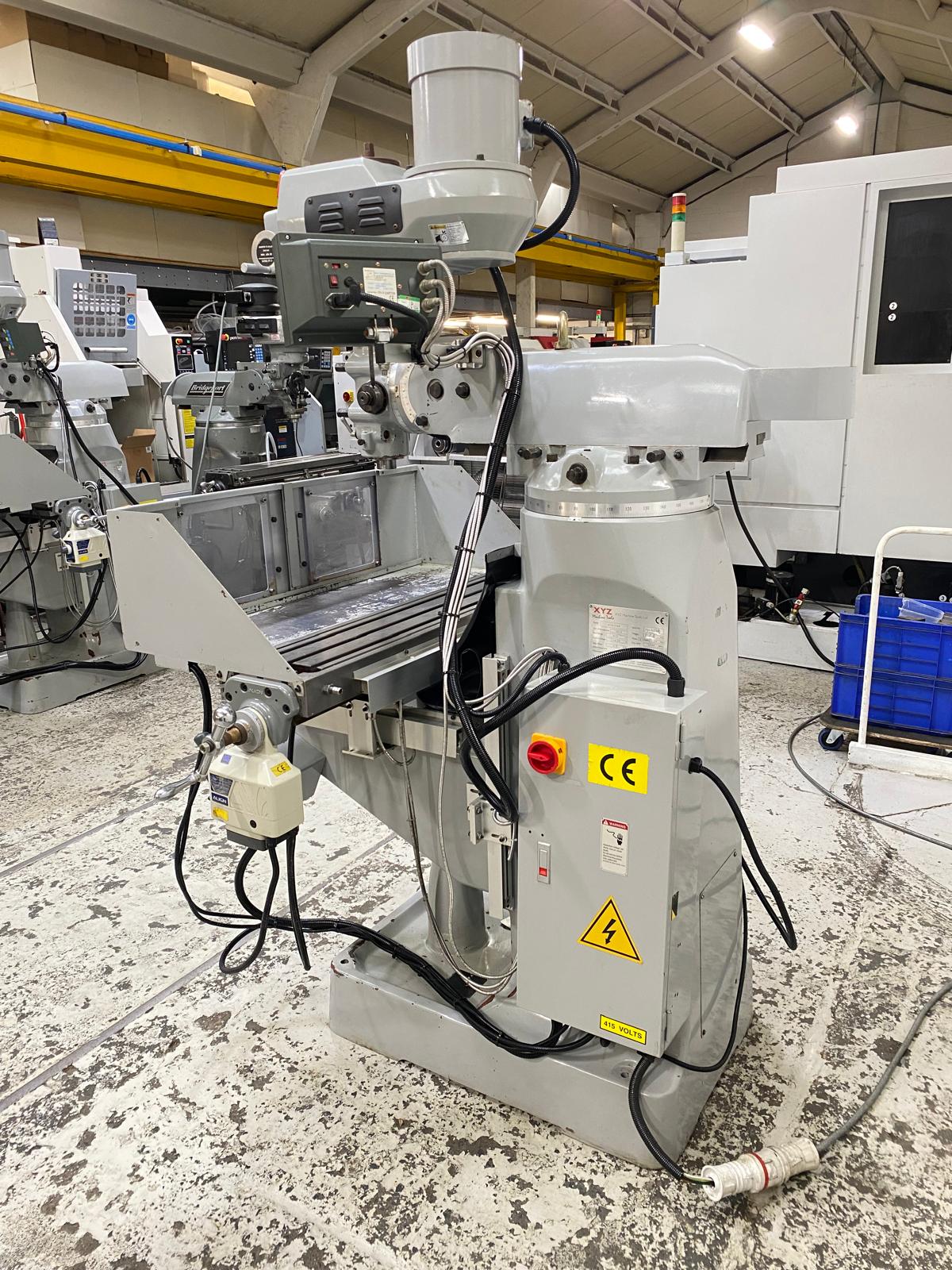 
                  
                    XYZ 1500 Turret Milling Machine Ex College
                  
                