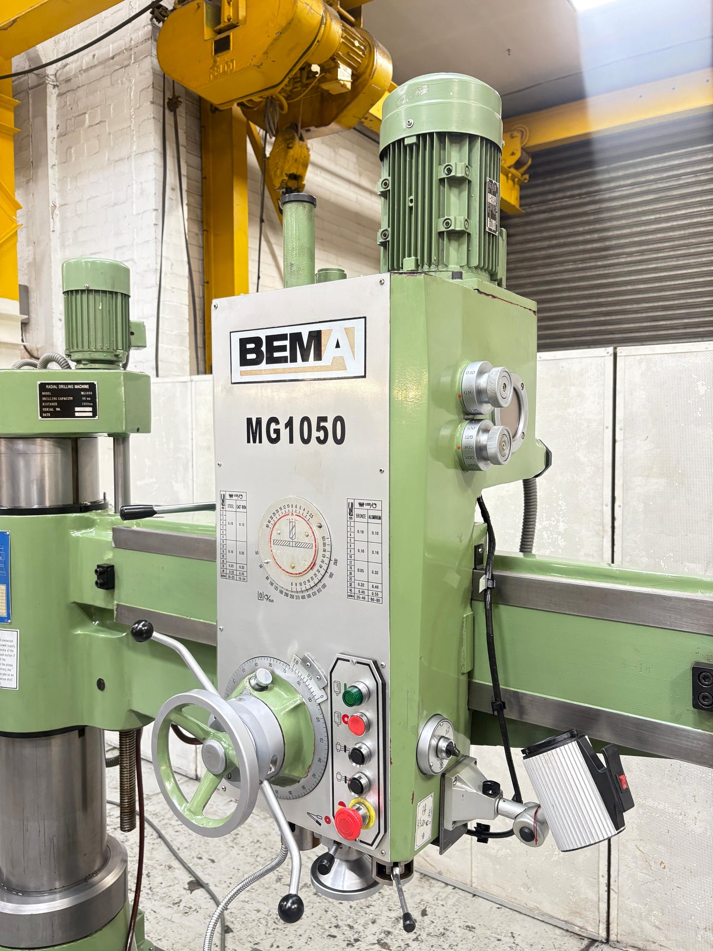 
                  
                    BEMA MG1050 Radial Arm Drilling Machine
                  
                