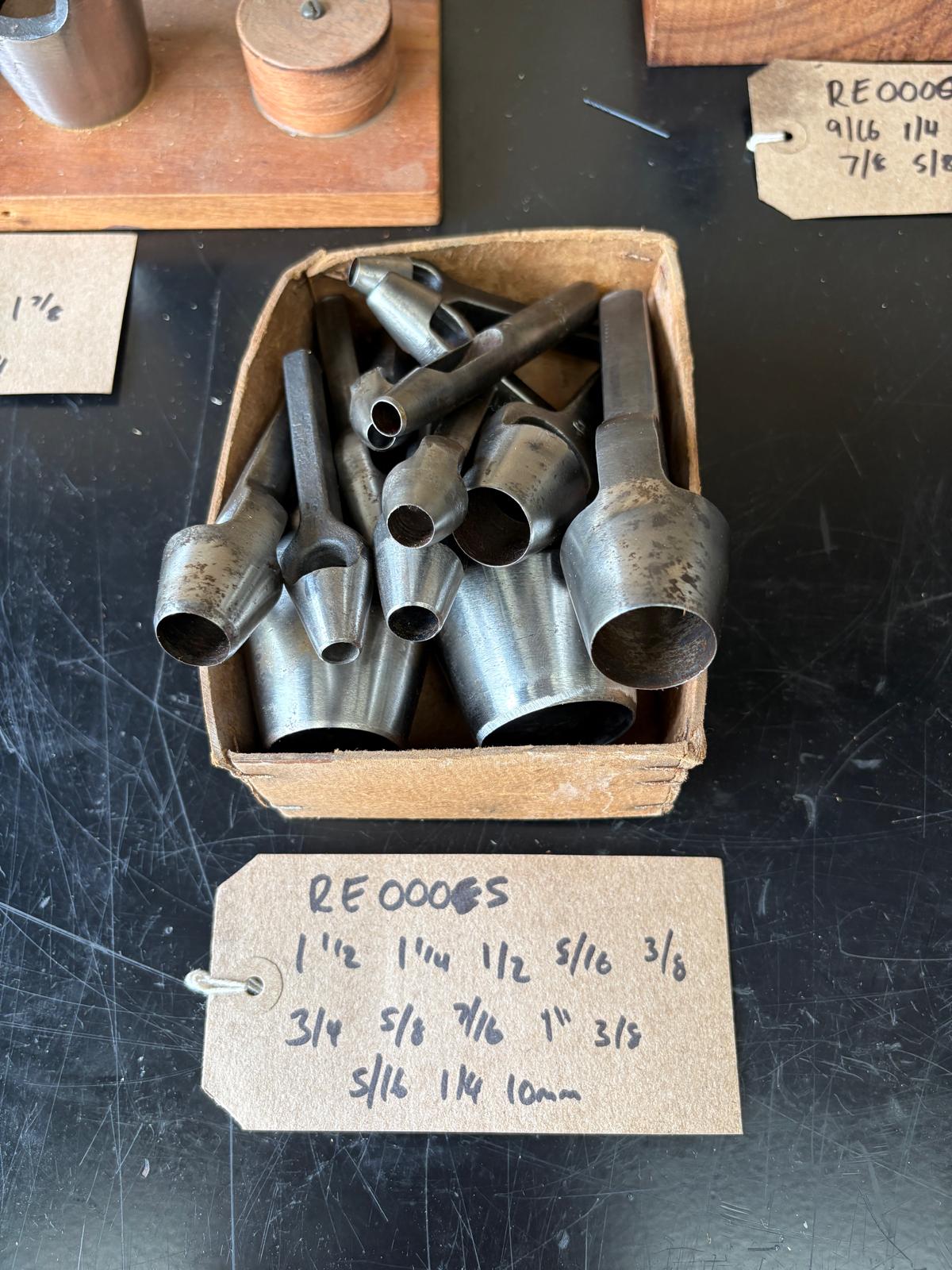 
                  
                    SET OF CLASSIC VINTAGE PRIORY LEATHER HOLE PUNCHES &nbsp;
                  
                