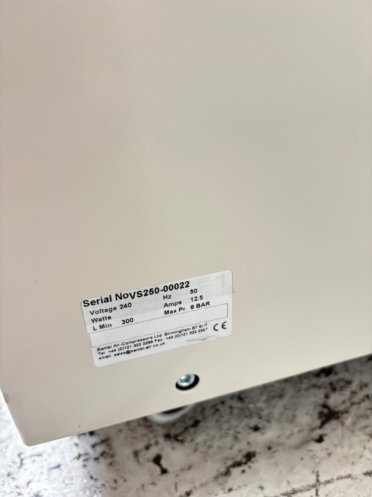 
                  
                    Bambi VTS 250 Oil-Free Air Compressor
                  
                