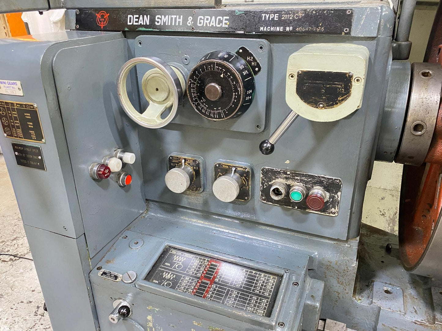 
                  
                    Dean Smith & Grace Type 2112 Turret Lathe
                  
                