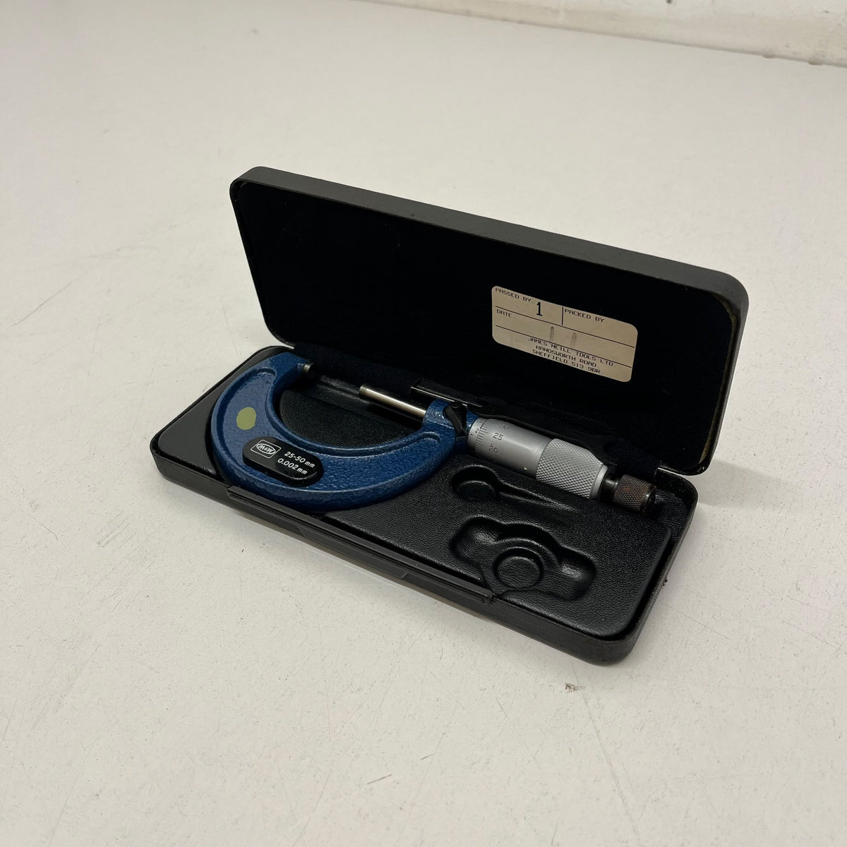 
                  
                    Moore and Wright 25mm-50mm Micrometer
                  
                