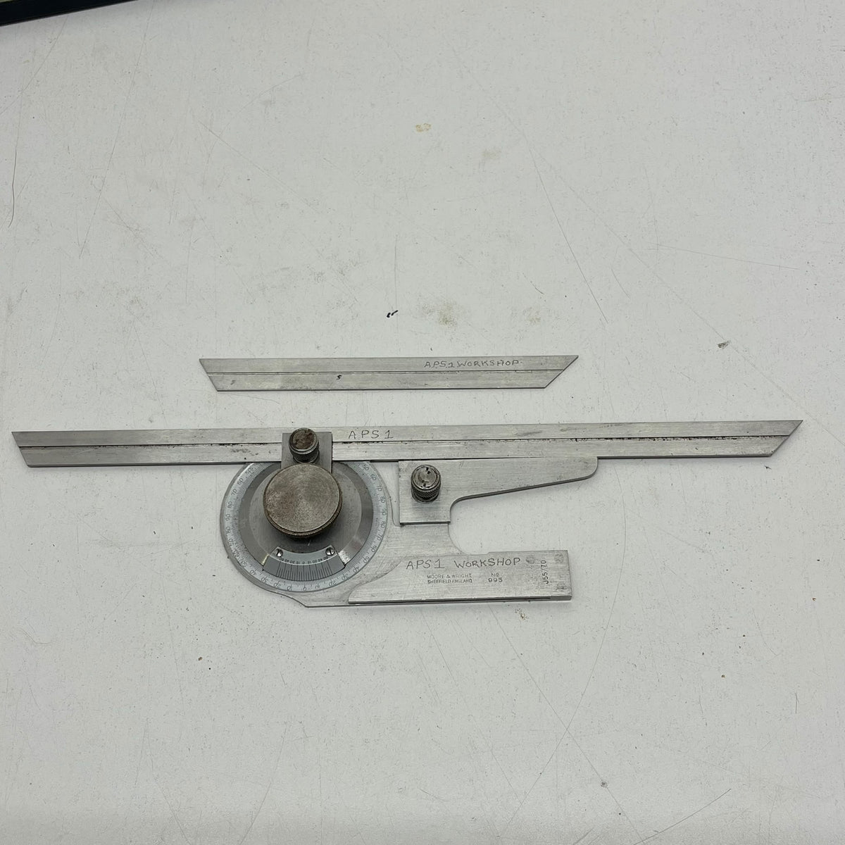 
                  
                    Moore and Wright Bevel Protractor
                  
                