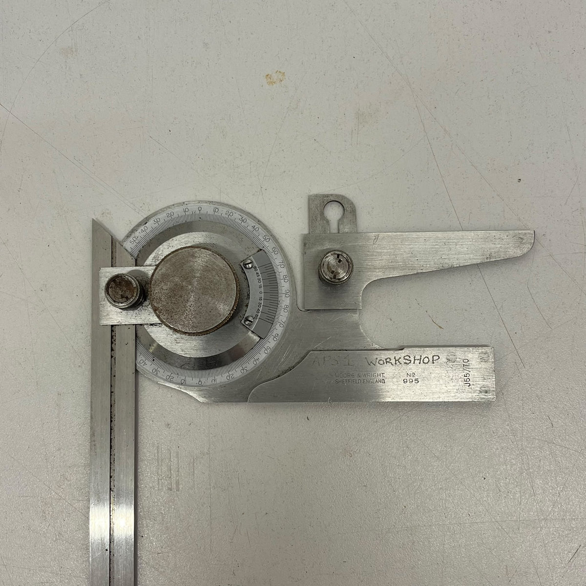 
                  
                    Moore and Wright Bevel Protractor
                  
                