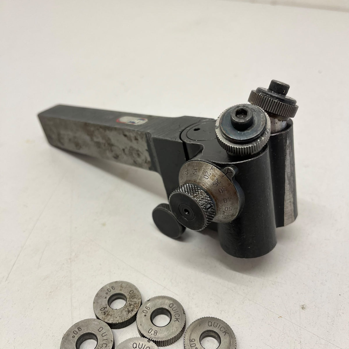 
                  
                    Lathe Knurling Tool Holder With Multiple Knurling Disks
                  
                