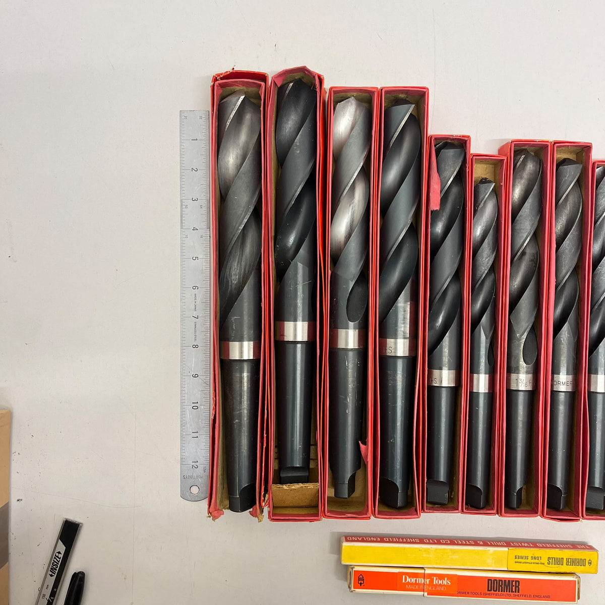 
                  
                    Job Lot Dormer HSS twist Drill Bits Imperial
                  
                