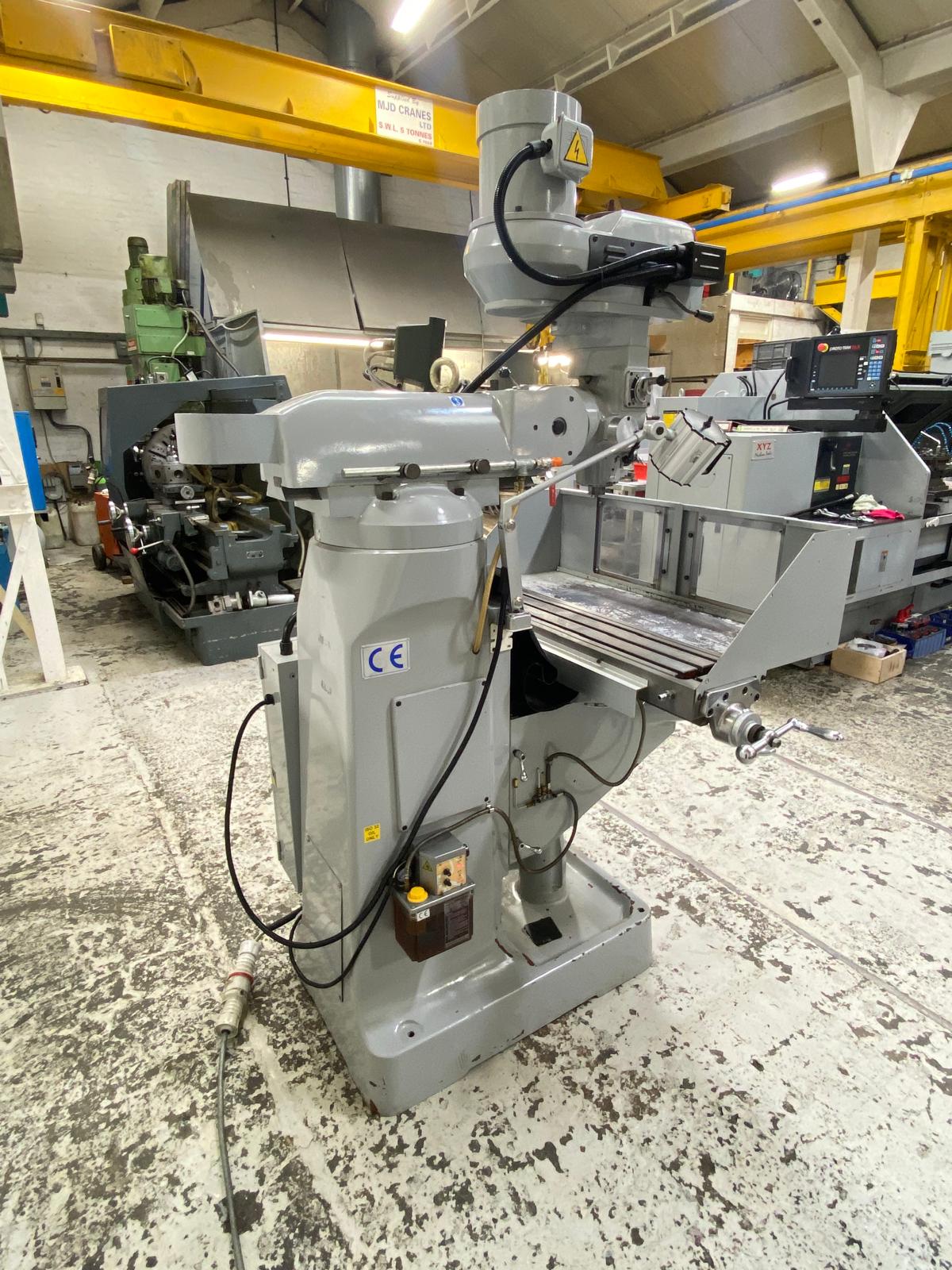 
                  
                    XYZ 1500 Turret Milling Machine Ex College
                  
                