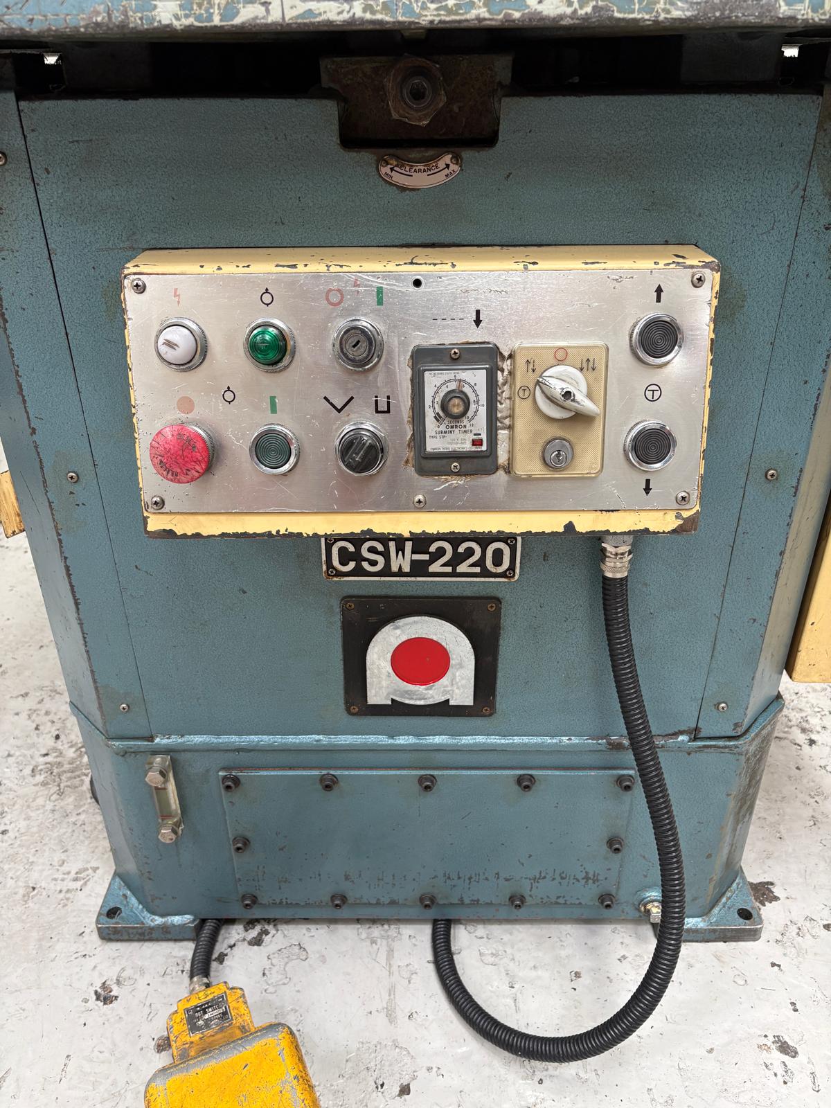 
                  
                    Amada CSW-220 Corner Notching Machine
                  
                