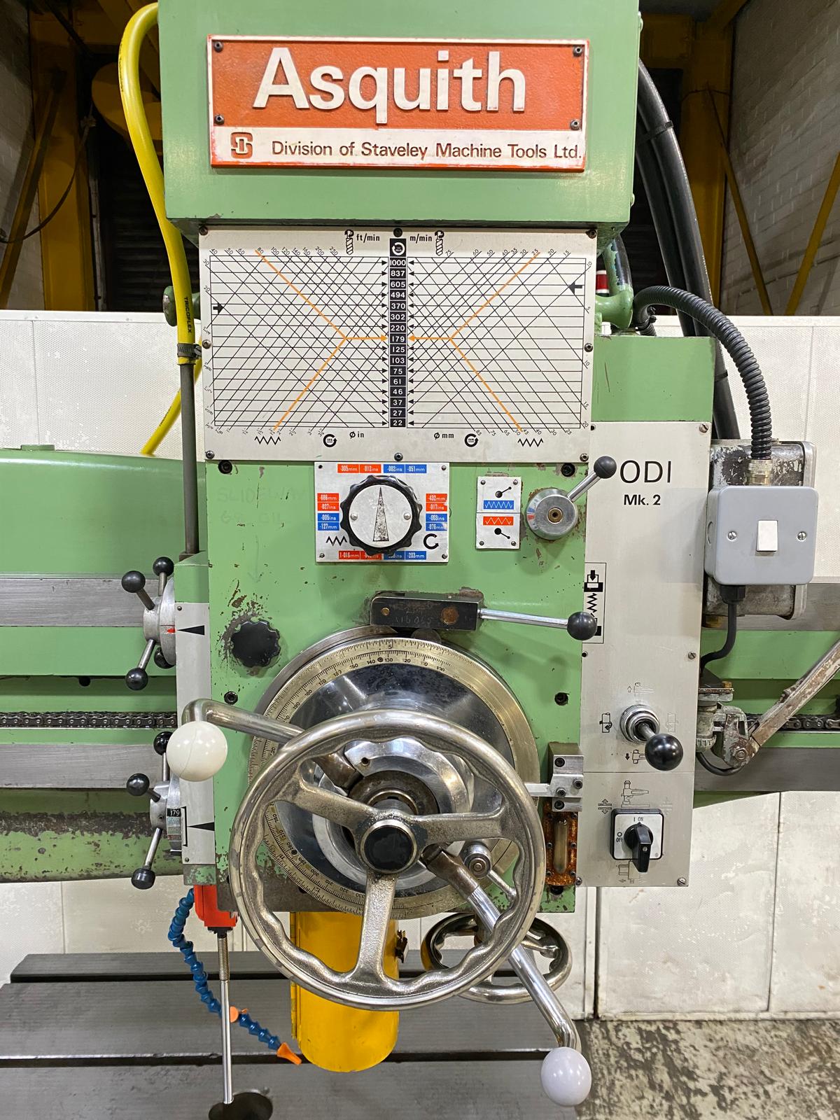 
                  
                    Asquith ODI Mk2 14/54 5MT Radial Arm Drilling Machine
                  
                