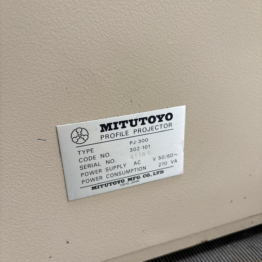 
                  
                    Mitutoyo PJ300H Profile Projector
                  
                