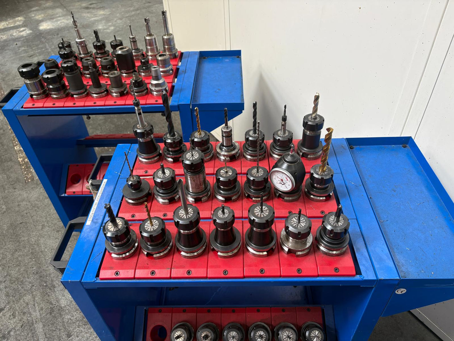 
                  
                    122PCS 40INT Taper Tooling on Trolleys as Photographed
                  
                