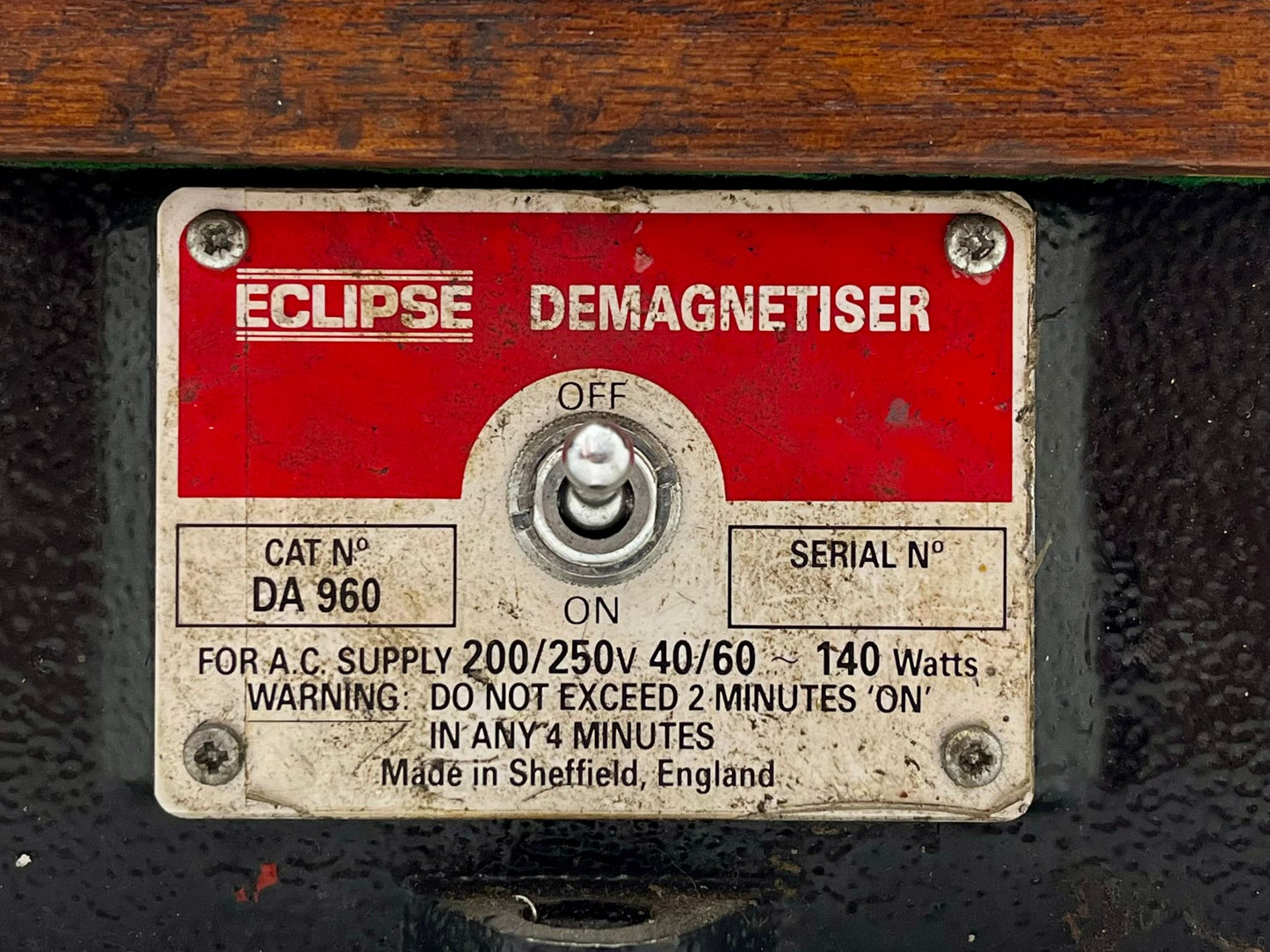 
                  
                    Eclipse Demagnetiser – Bench Tool for Precision Work
                  
                