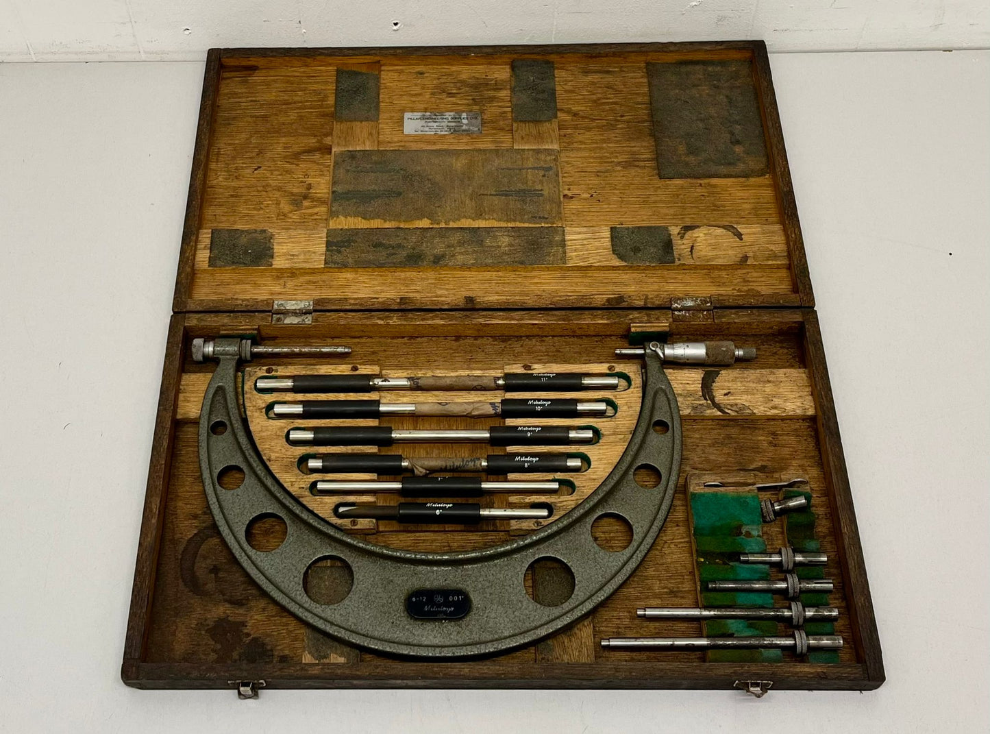 
                  
                    Mitutoyo Adjustable Micrometer Set – 6-12 Inch Range – 0.001" Accuracy
                  
                