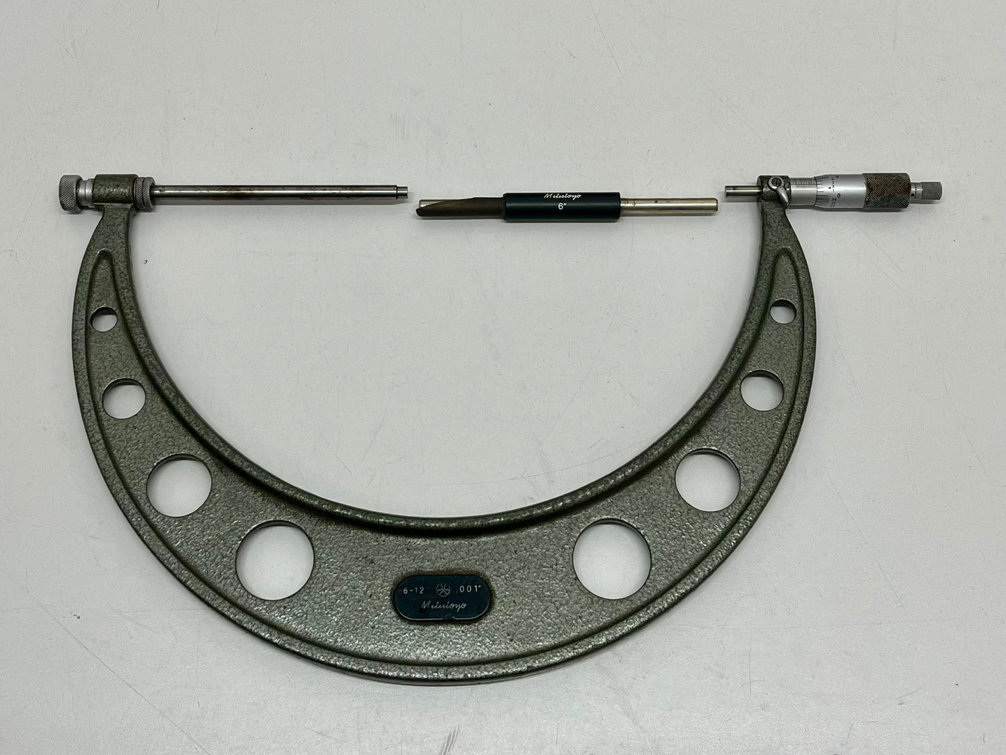 
                  
                    Mitutoyo Adjustable Micrometer Set – 6-12 Inch Range – 0.001" Accuracy
                  
                