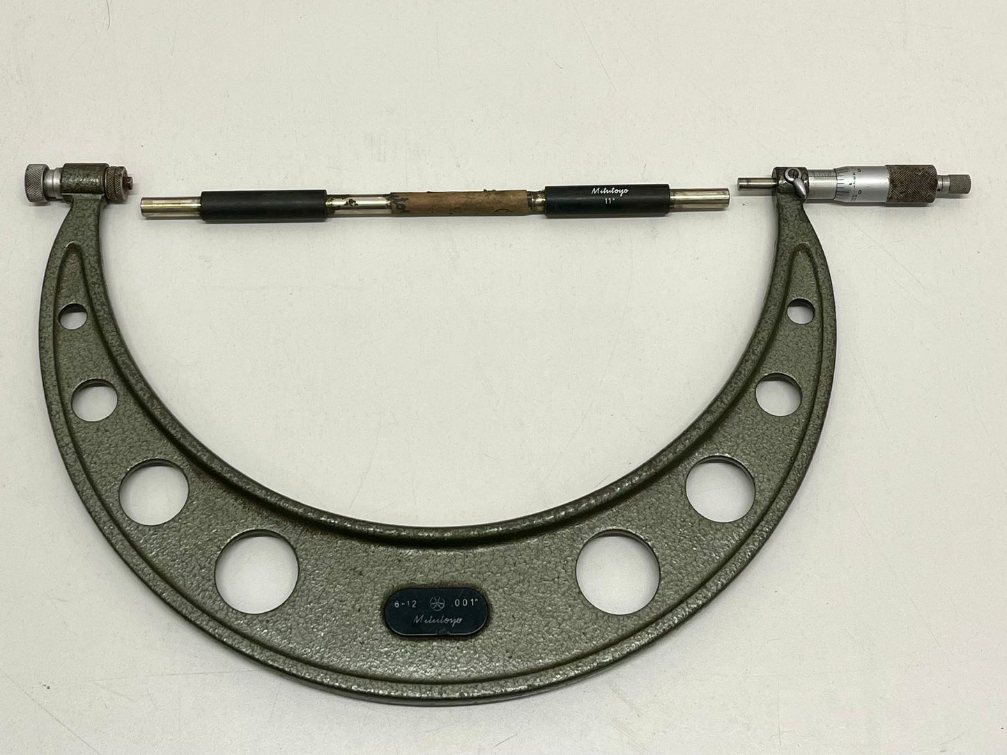 
                  
                    Mitutoyo Adjustable Micrometer Set – 6-12 Inch Range – 0.001" Accuracy
                  
                