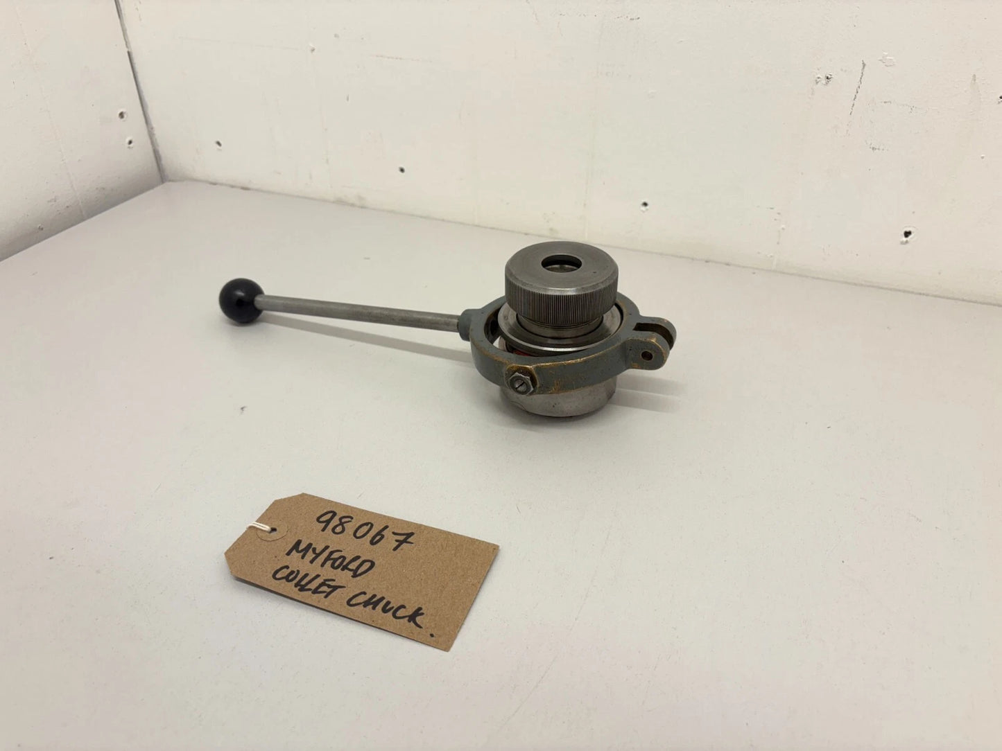 
                  
                    Myford lathe collet chuck leaver
                  
                