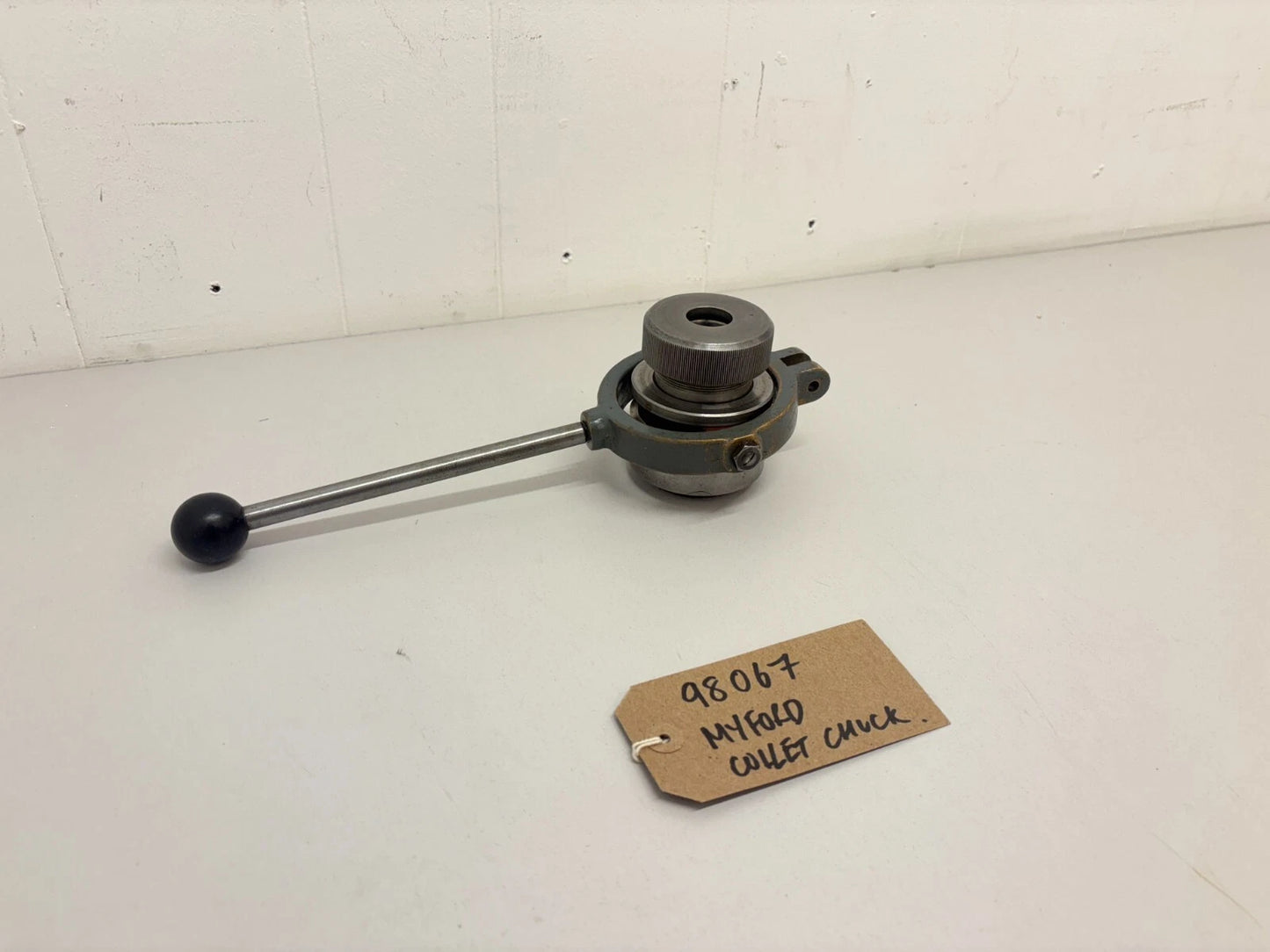 
                  
                    Myford lathe collet chuck leaver
                  
                